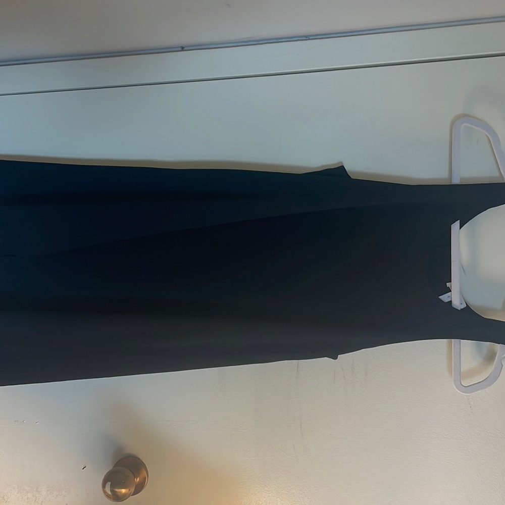 Skinny strap long sleeve dress